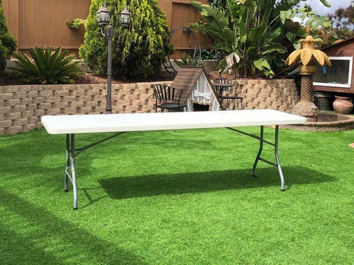 Folding Table Portable Plastic Indoor Outdoor Picnic Table (4ft, 6ft, 8f)