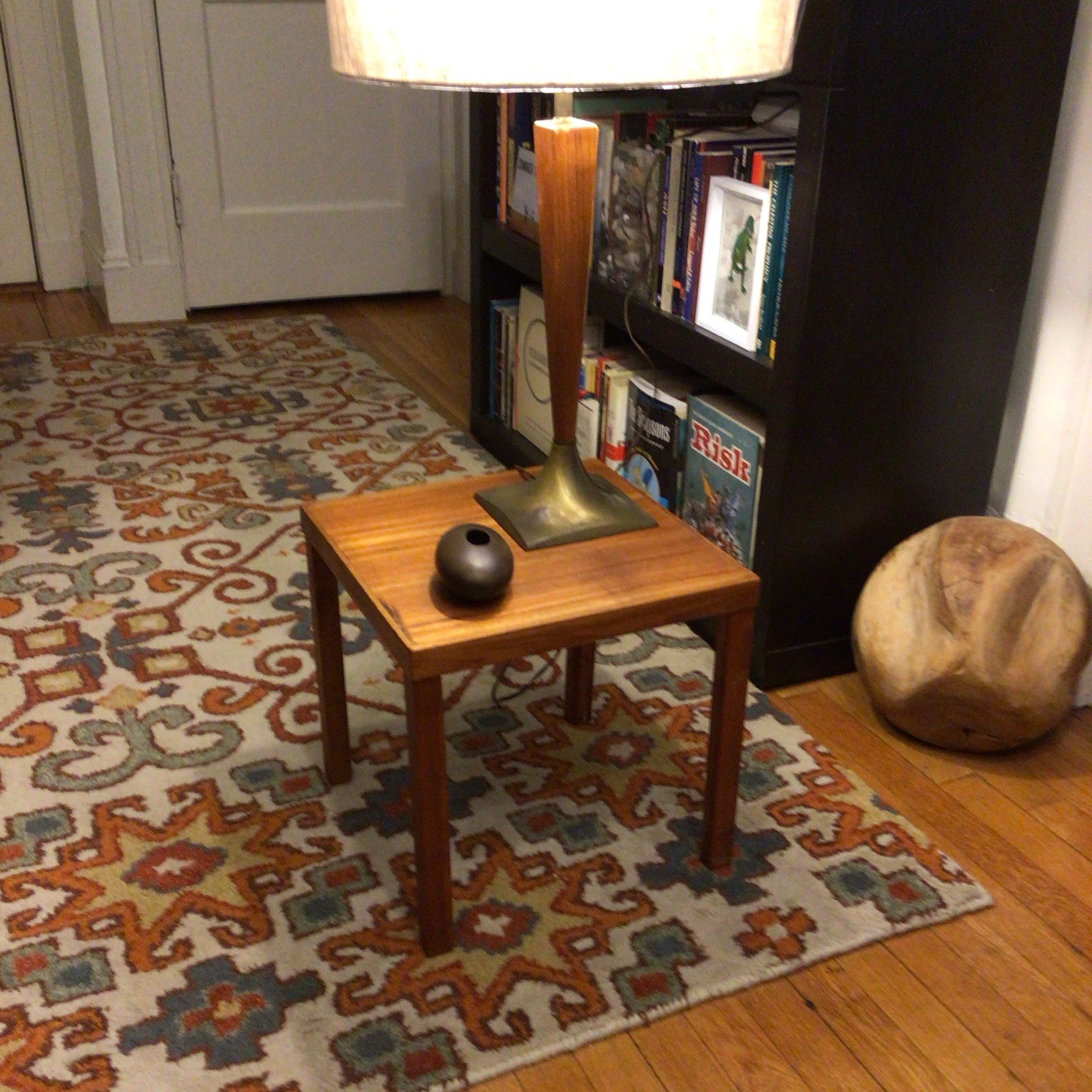 Teak Danish Small Side Table Mid Century