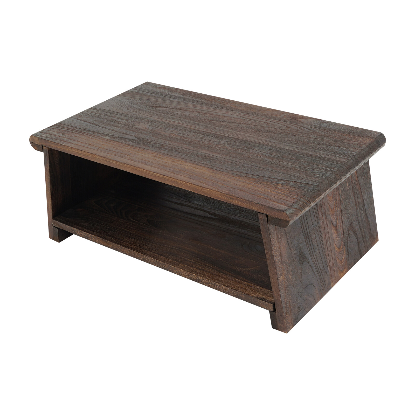 Japanese Tatami Table Folding Meditation Table Floor Tea Table Brown 7.9″ Height