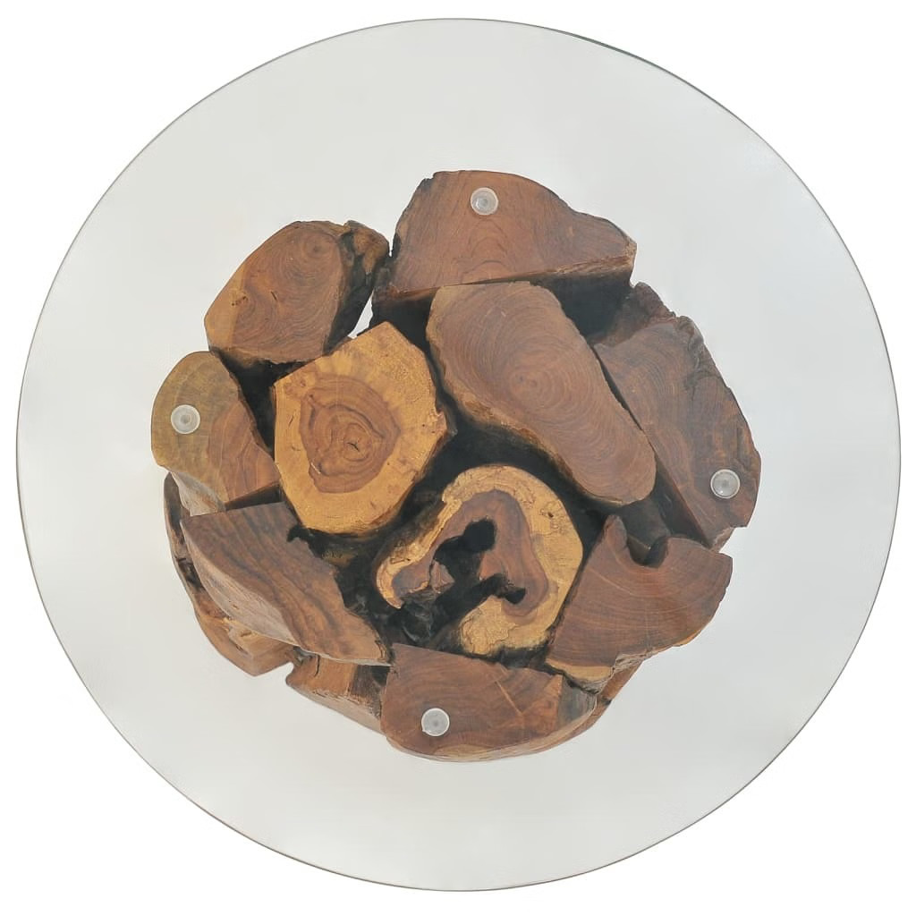 Coffee Table Solid Teak Driftwood 23.6