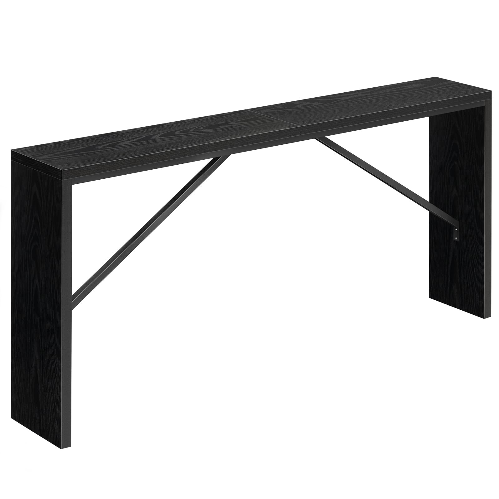 Console Table, 62.2″ Long Sofa Table Behind Couch, Narrow Entryway Table, Far…