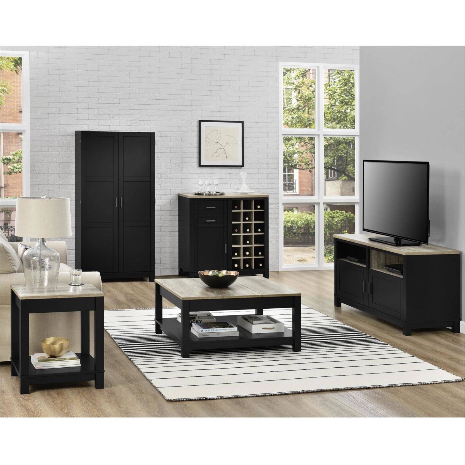 Better Homes and Gardens Langley Bay Coffee Table, Black