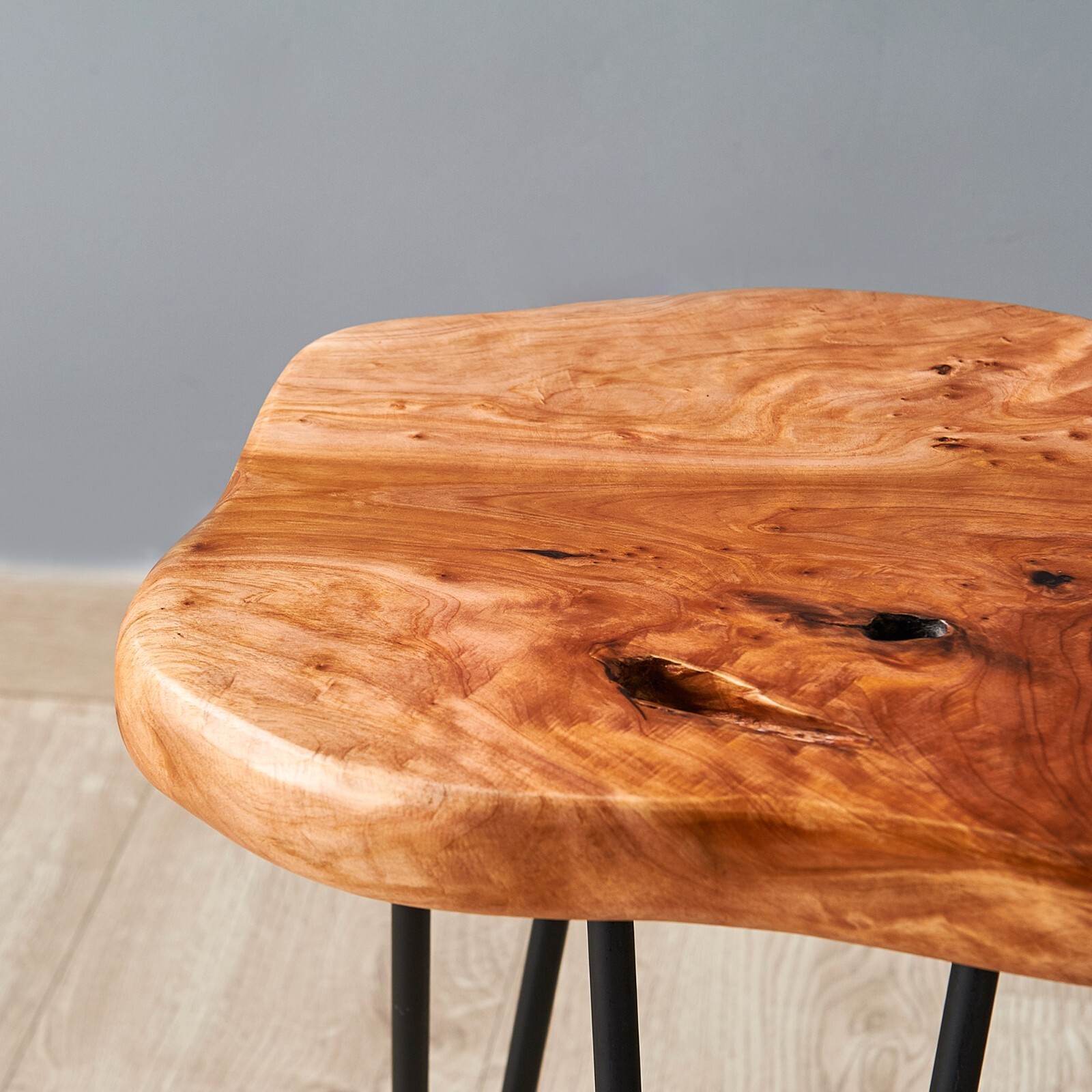 Handcrafted Natural Edge Side Table Rustic Live Edge End Table Nightstand 4Sizes