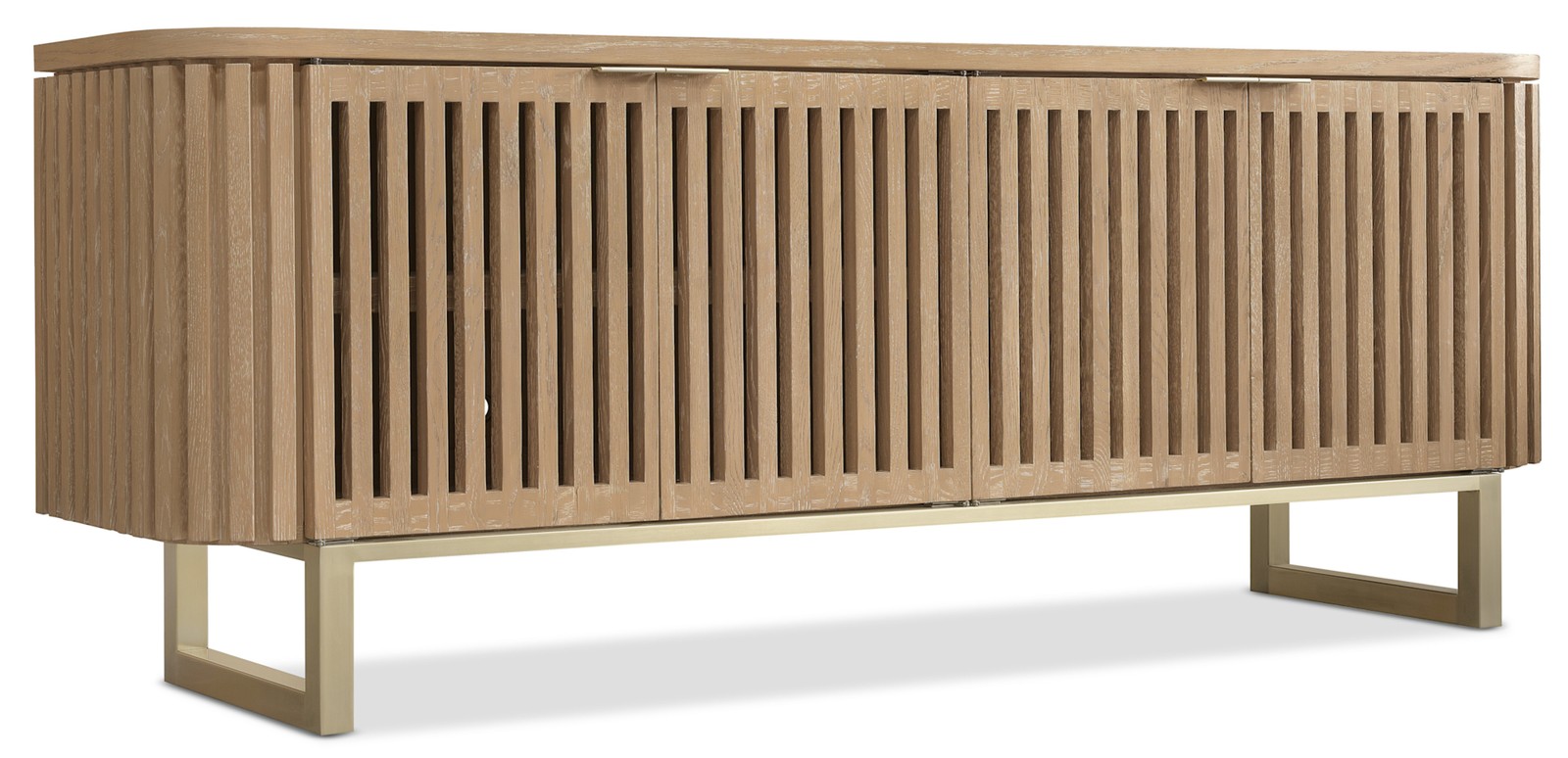 Hooker Furniture 7228-55050 Commerce and Market 78″W Veneer and – Desert Oak