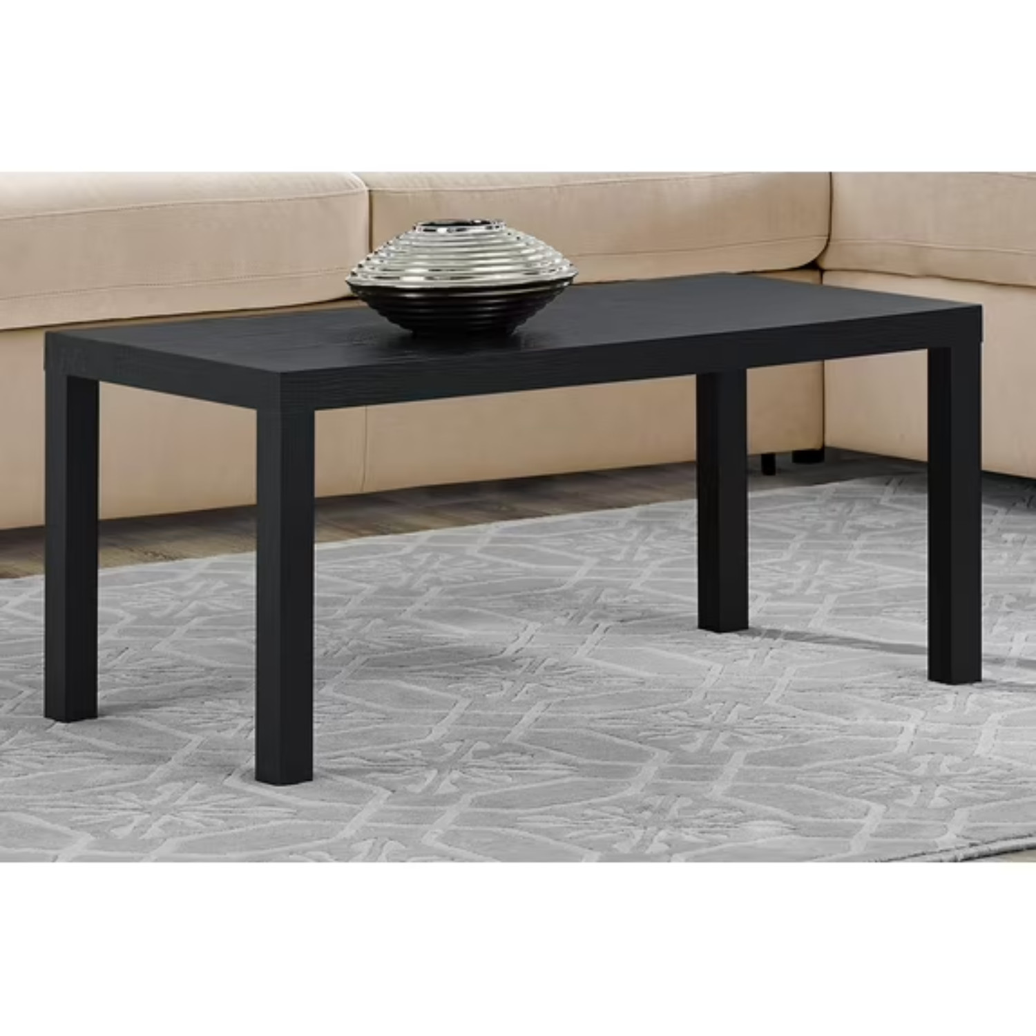 New Mainstays Parsons Coffee Table Black Parsons Table Small Coffee Table Modern