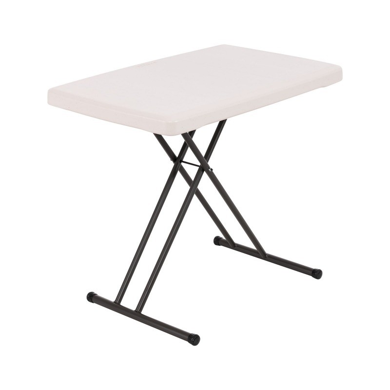 30 inch Personal Folding Table Indoor/Outdoor Almond 28240)