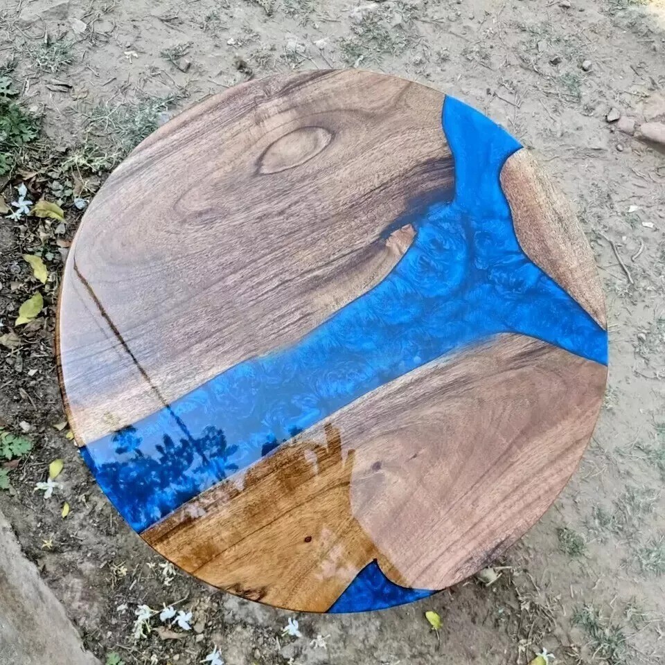 Epoxy Resin Coffee Table Center Table Round Epoxy Table Top