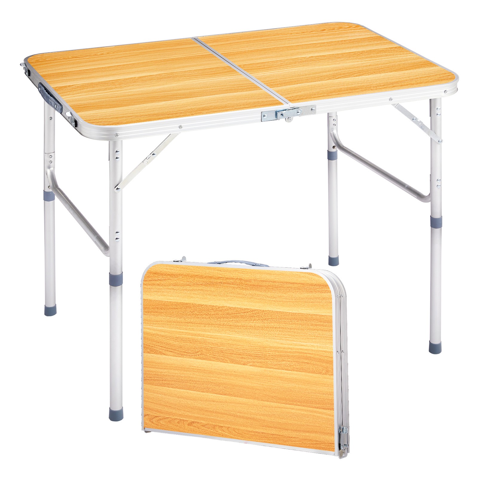 Outdoor 3FT Portable Plastic Folding Table Perfect for Garden Camping Party