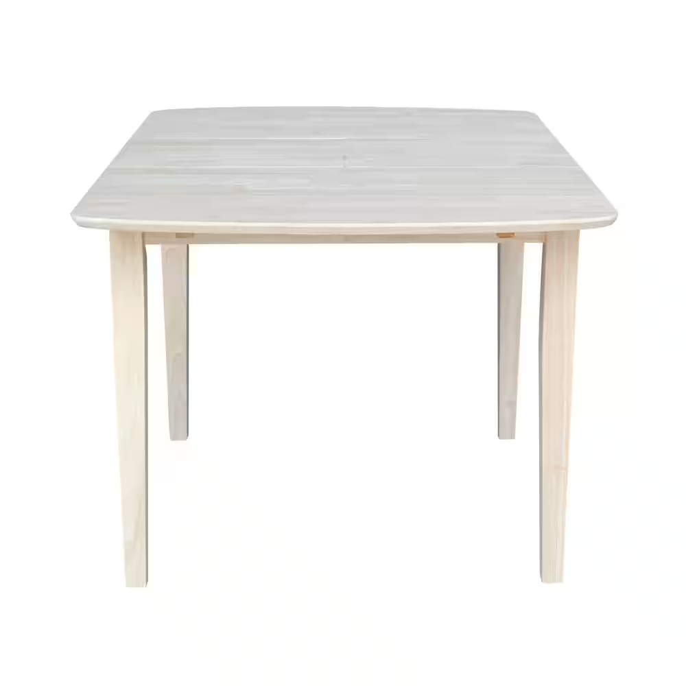 Unfinished Shaker Leg Dining Table
