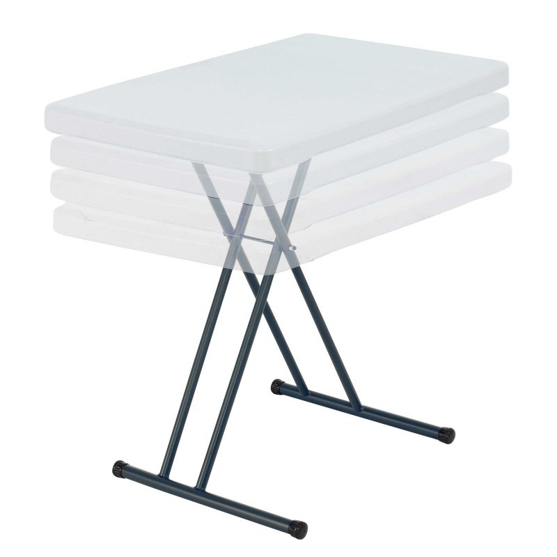 30 inch Personal Folding Table Indoor/Outdoor Almond 28240)