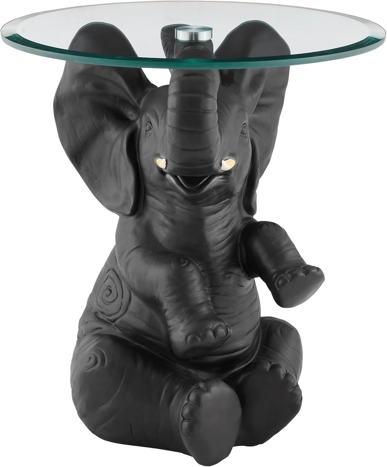 Pach Elephant Gray Side Accent Table for Stylish Home Decor