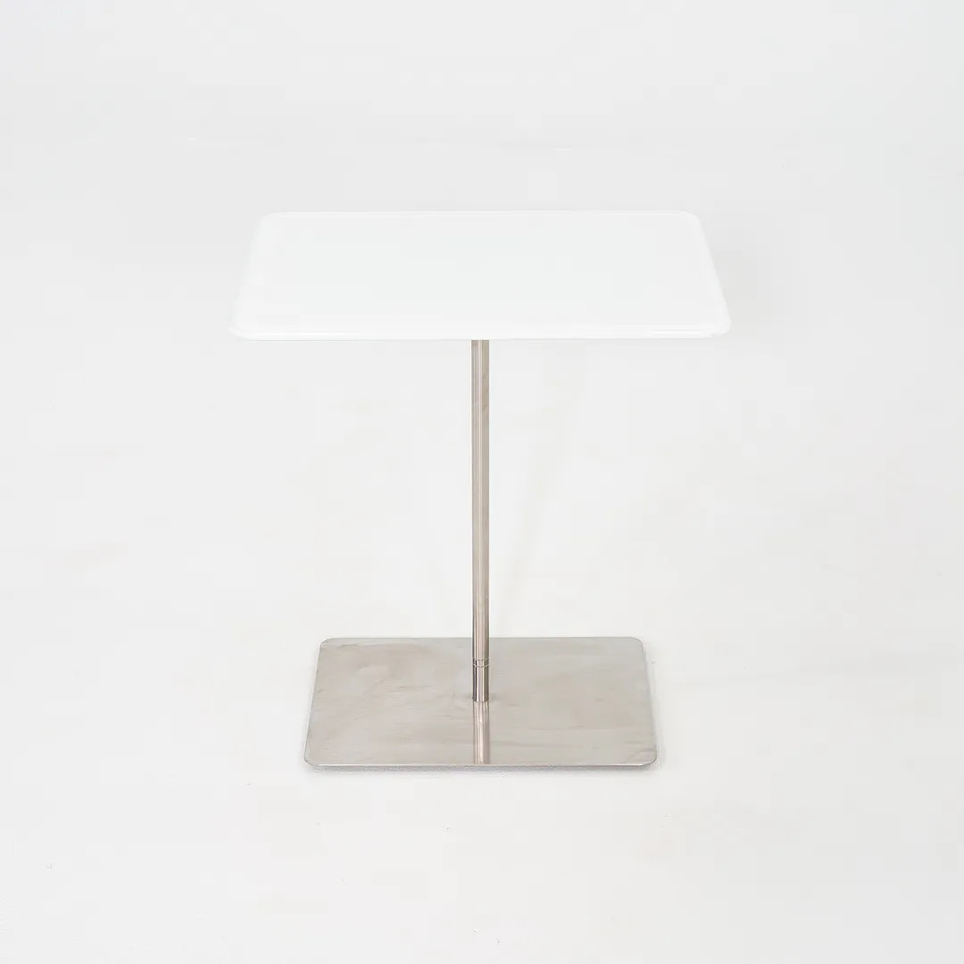 2010s Jephson Robb Bernhardt Design Quiet Side Table Rectangular w/ Glass Top