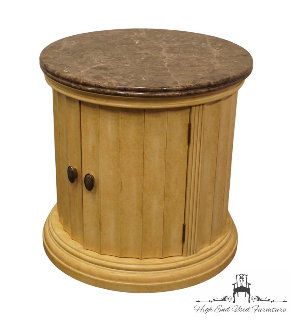 LEXINGTON FURNITURE Cream / Antiqued White Italian Neoclassical Tuscan Style …