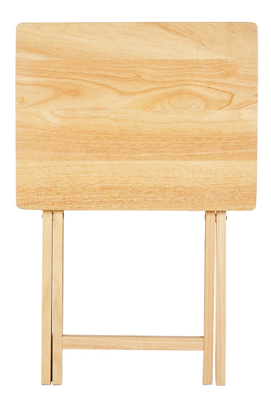 Mainstays Indoor Single Folding TV Tray Table – Natural L 19 x W 15 x H 26 inch