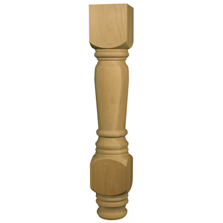 OSBORNE WOOD PRODUCTS 1107C 29 x 5 Concord Dining Table Leg in Cherry