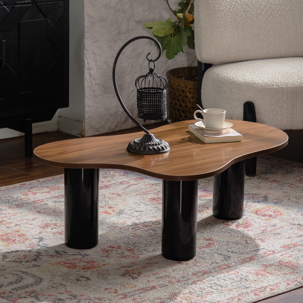 Cloud Coffee Table Modern Design Easy Assembly Living Room Coffee Table