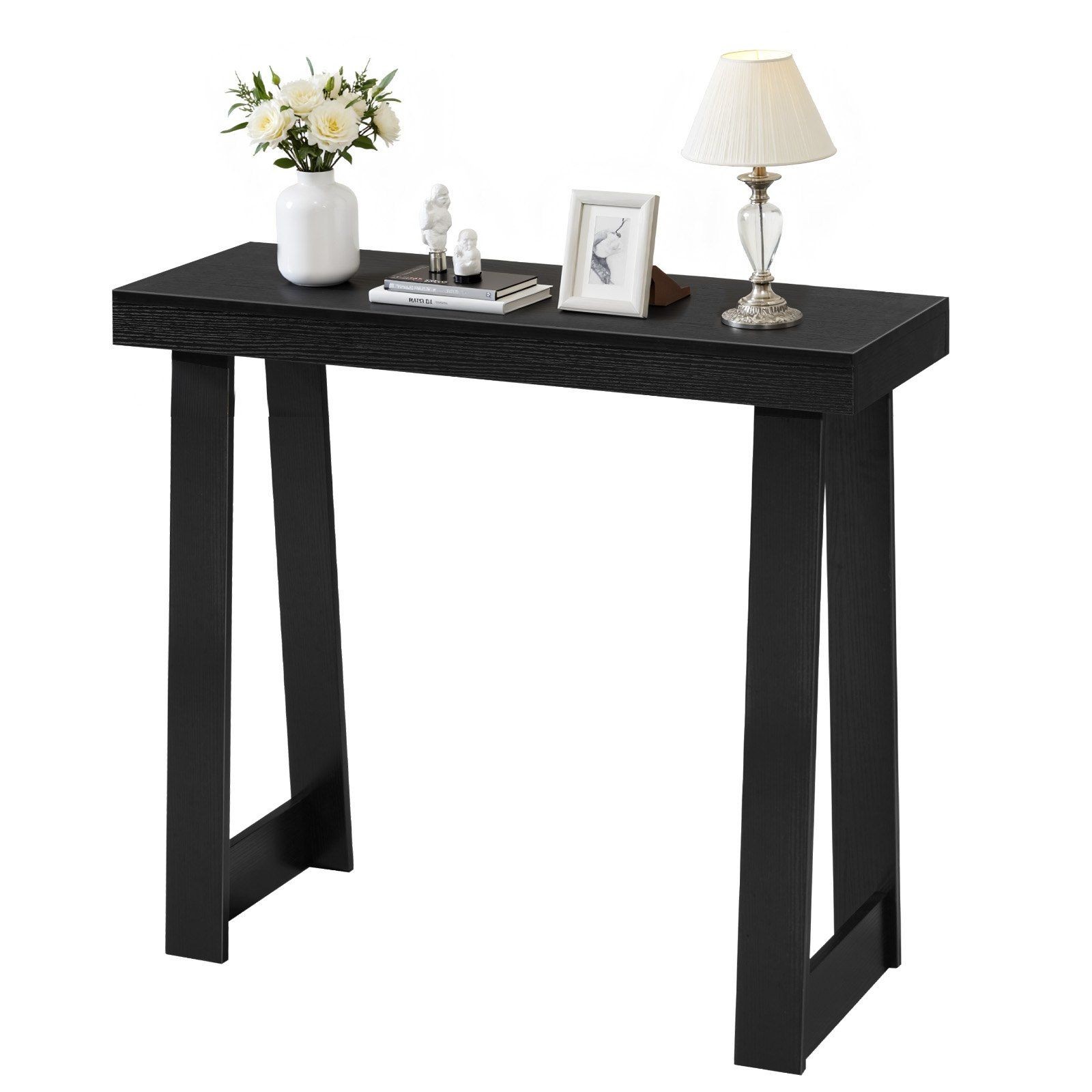 Modern 36x12in Sofa Table – Slim Entryway Desk for Hallway Living Room
