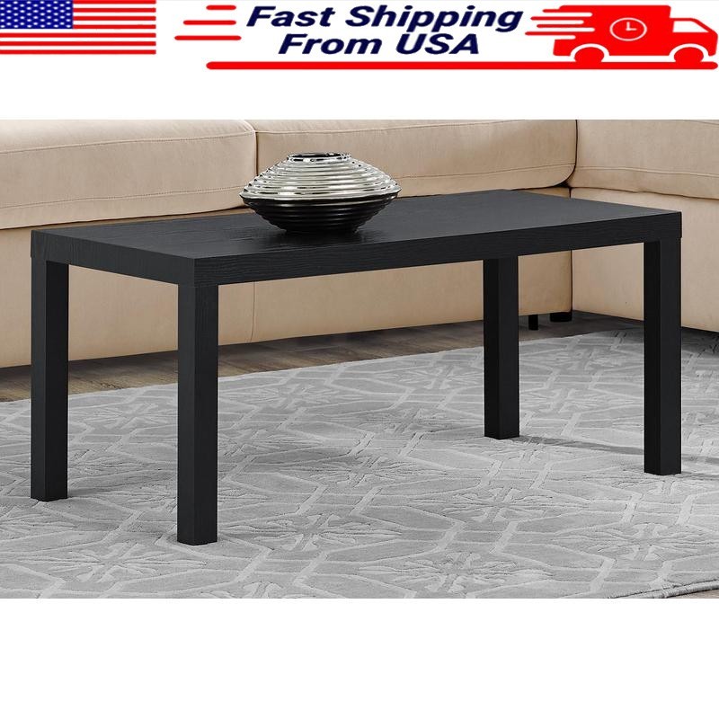 Minimalist Coffee Table PVC Hollow Core Easy Assembly Storage Small Spaces New