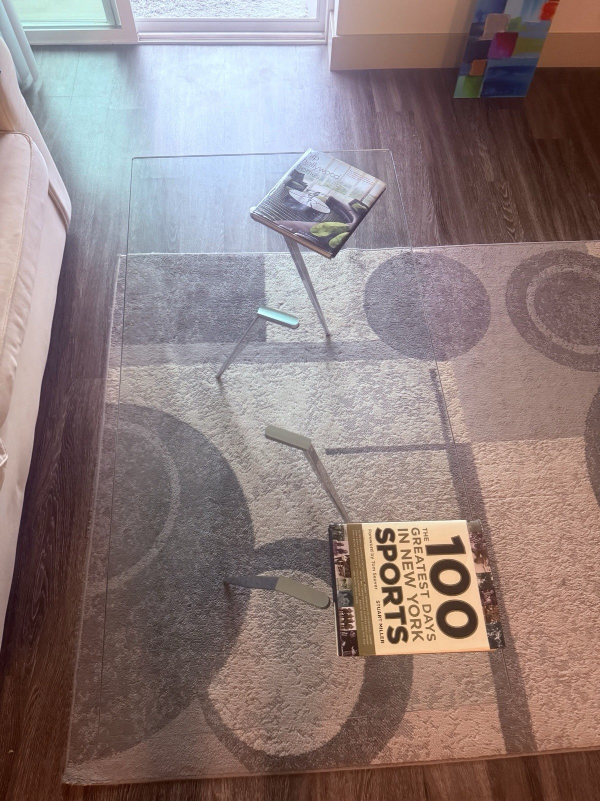 Modern Contemporary Glass Coffee Table For Family Or Living Room