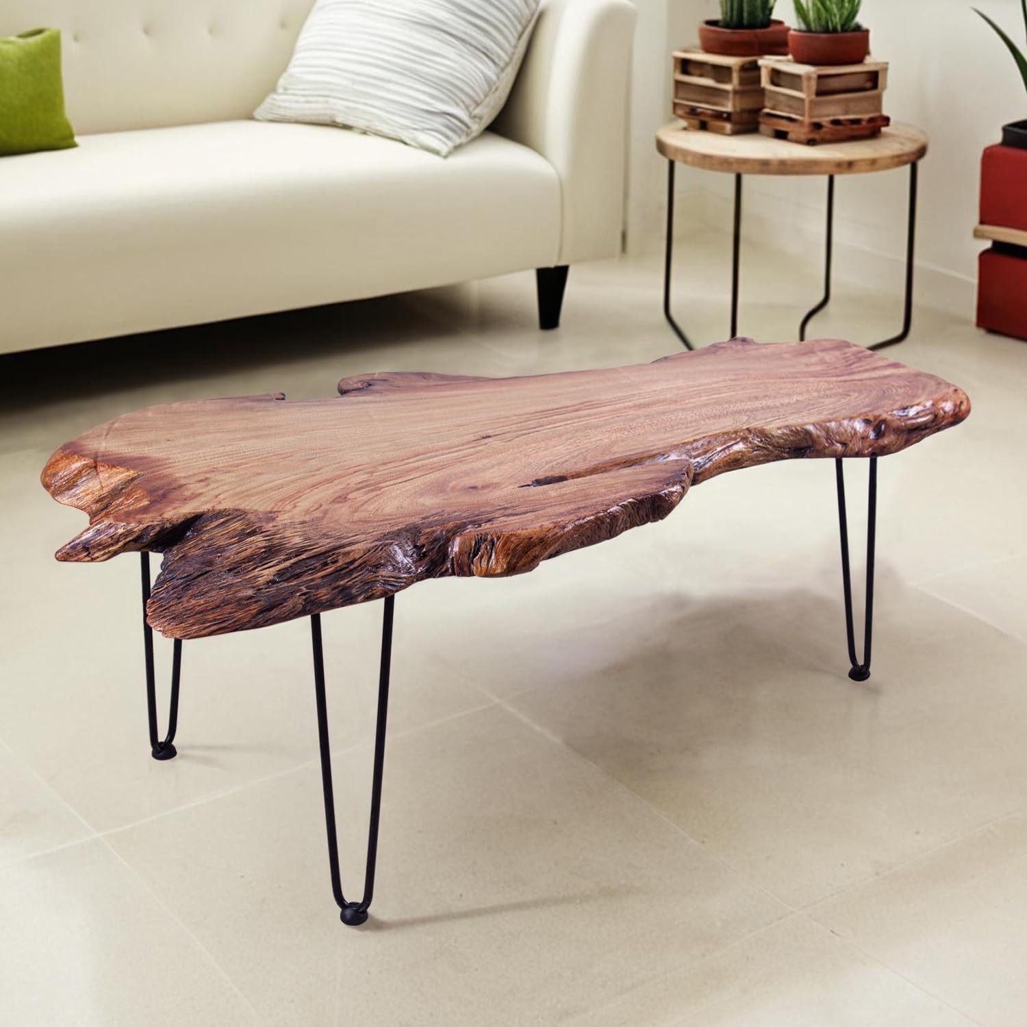Natural Wood Coffee Table Unique Live Edge Coffee Table Living Room