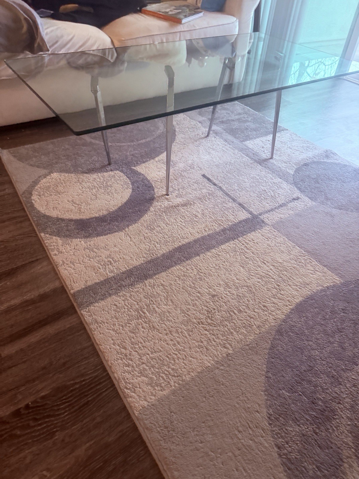 Modern Contemporary Glass Coffee Table For Family Or Living Room