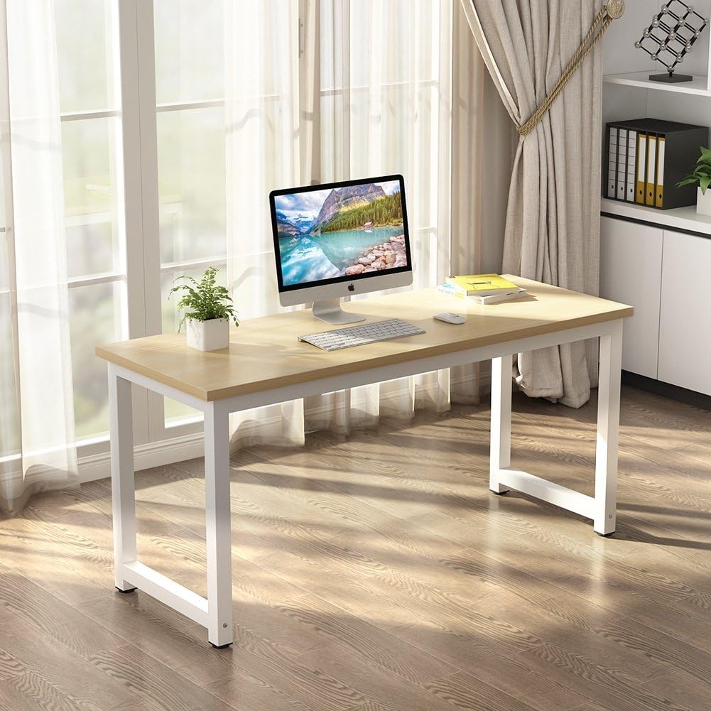 63″ Large Office Desk Computer Table Study Writing Desk Workstation for Home
