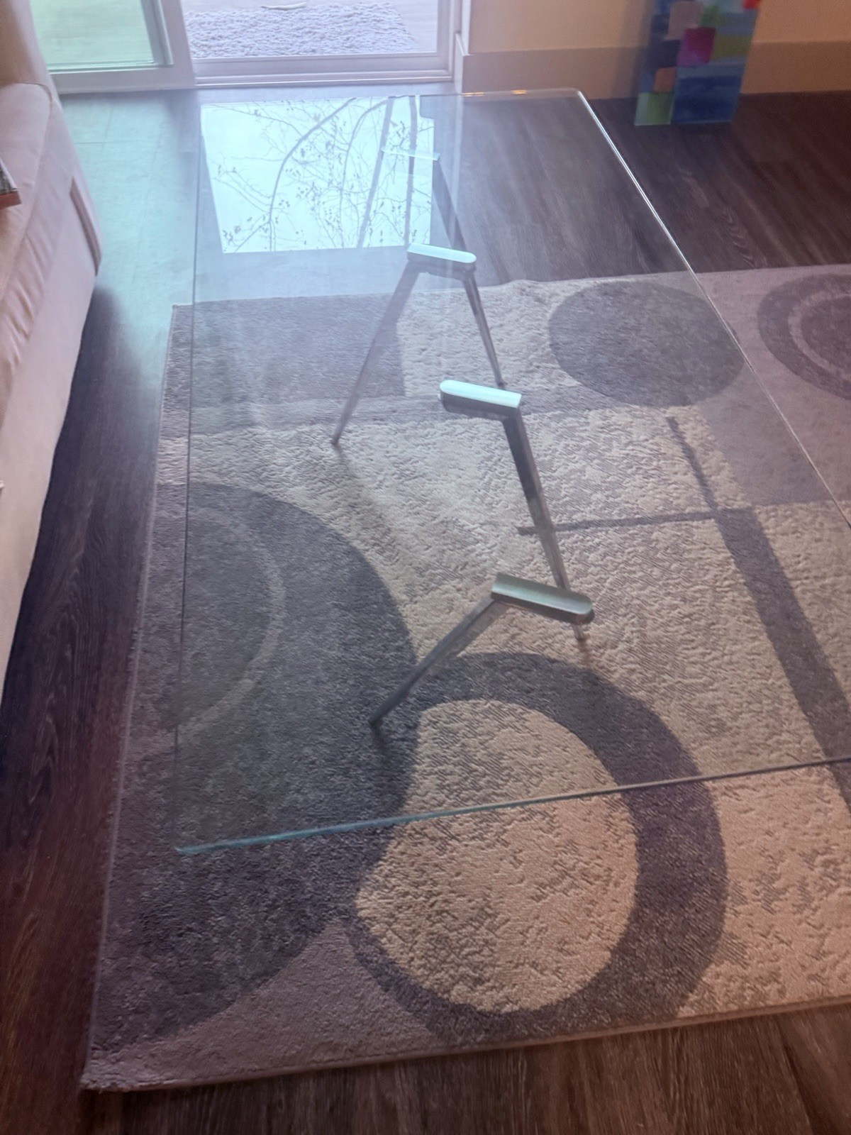 Modern Contemporary Glass Coffee Table For Family Or Living Room