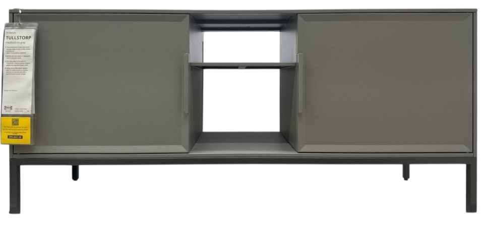 New IKEA TULLSTORP TV Bench Gray 114x35x53cm (44 ⅞x13 ¾x20 ⅞ “) 205.662.38