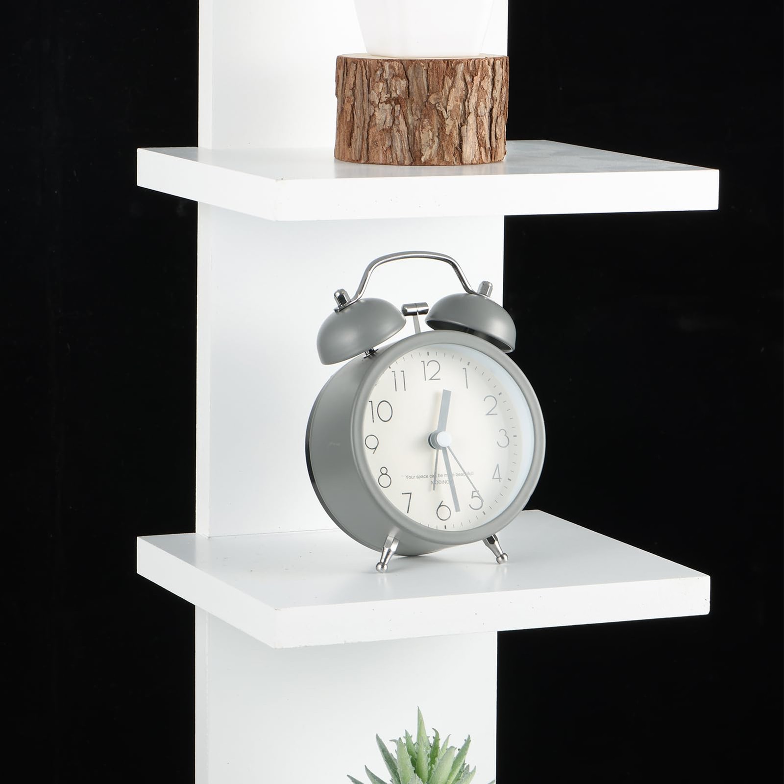 YEXEXINM 7 Tier Wall Shelf Unit 43 inches x 7.2 x 5.5 inches, White