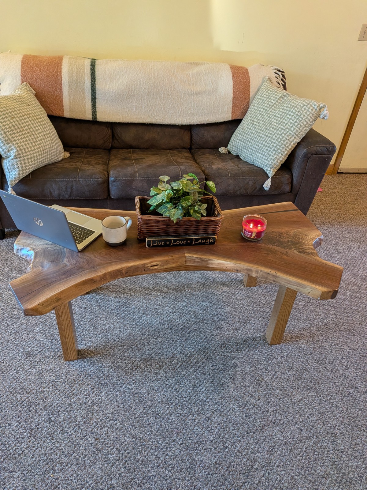 Walnut Live Edge coffee table