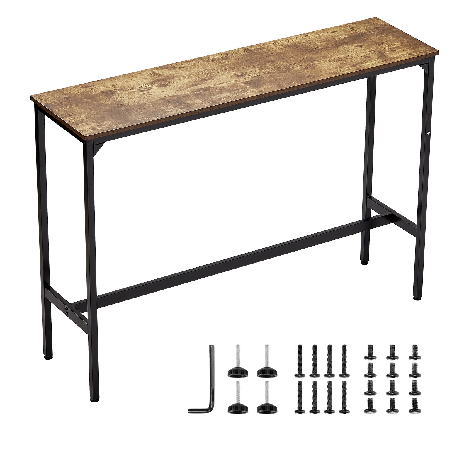 Bar Table Height Pub Table Cocktail Coffee Counter Kitchen Dining 55x15x39 in