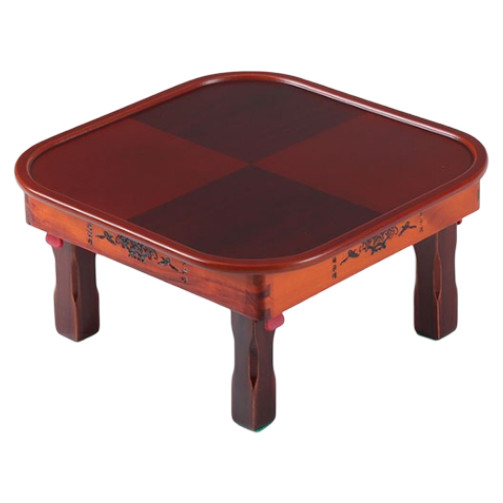 Korean Traditional Low Table Folding Wooden Tea Coffee Floor Table 17.7”