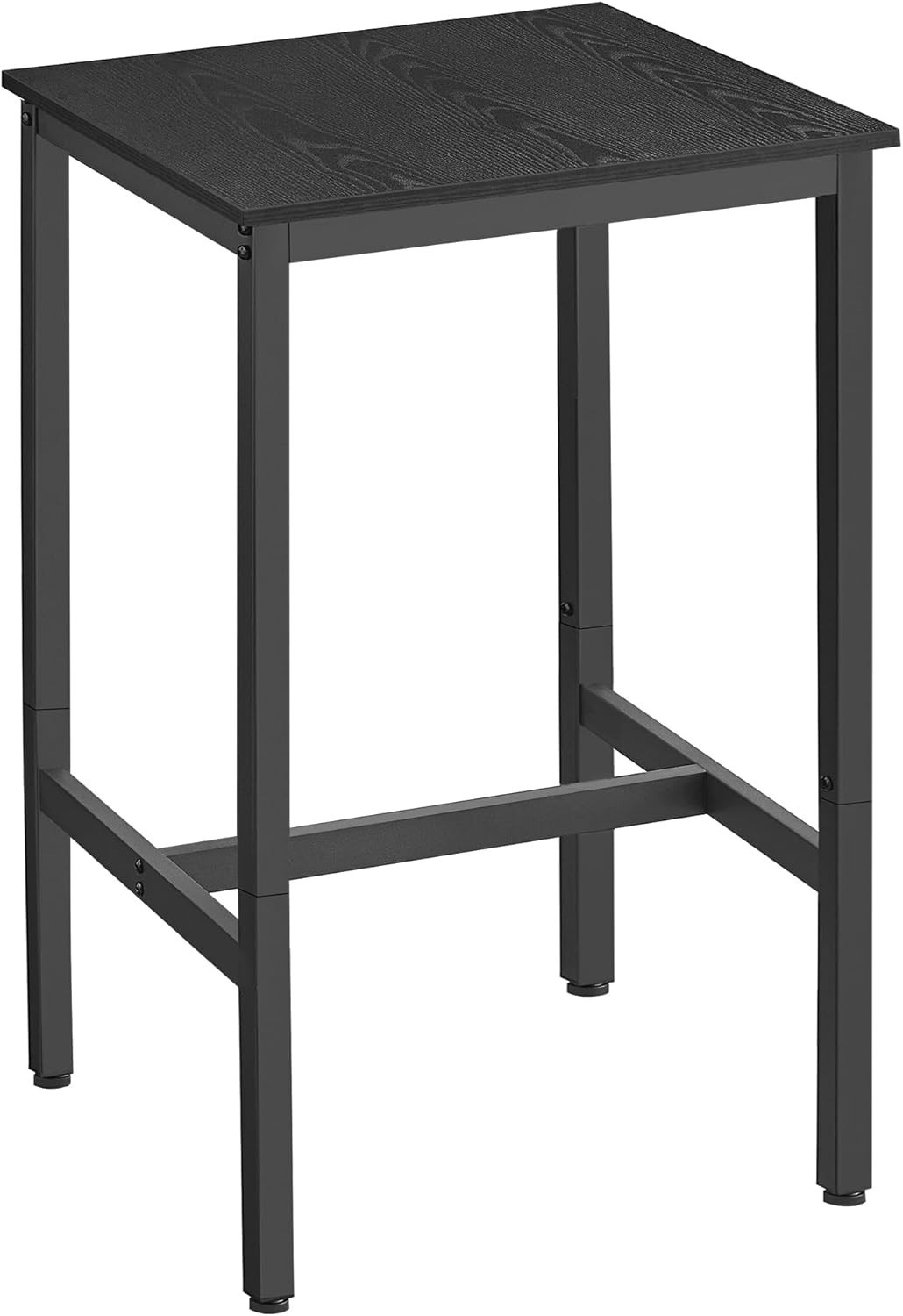 NEW Bar Table High Top Metal Pub Table 23.6in Black