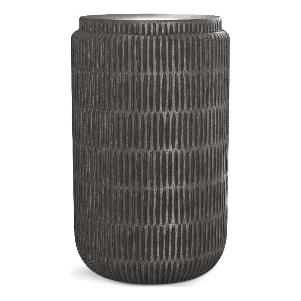 Juno Modern Industrial 15″ Wide Metal Side Table in Graphite &Fully Assembled