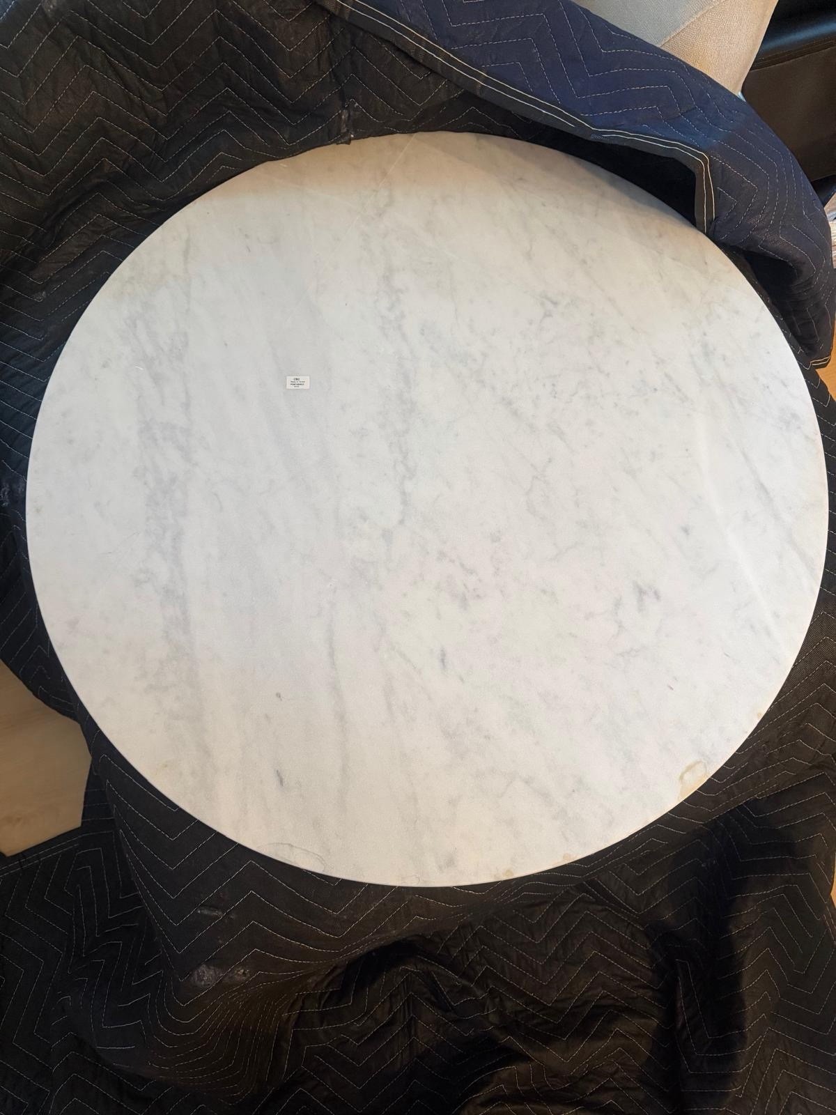CB2 Low Marble Coffee Table 33*12 In