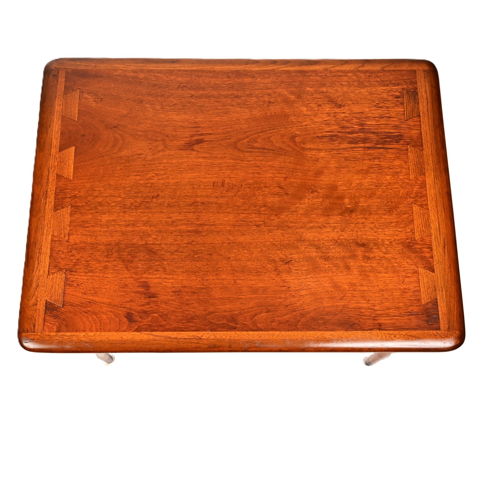 LANE Original Vintage Signed Mid Century Modern Dovetail Accent End Coffee Table