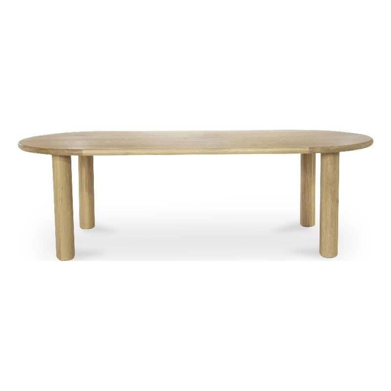 Moe’s Home Collection MILO Wood Dining Table Natural Color