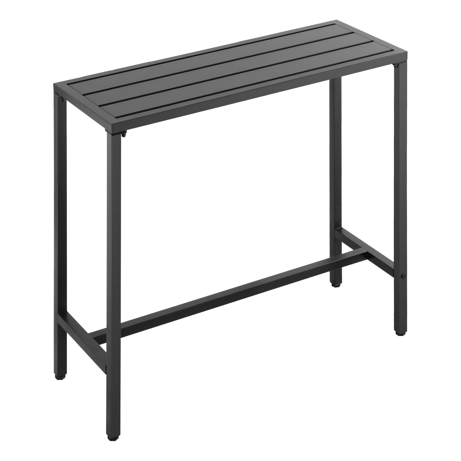 Uimoso 39.4×15″Outdoor Dining Table with Weather-Resistant Top for Patio or Deck