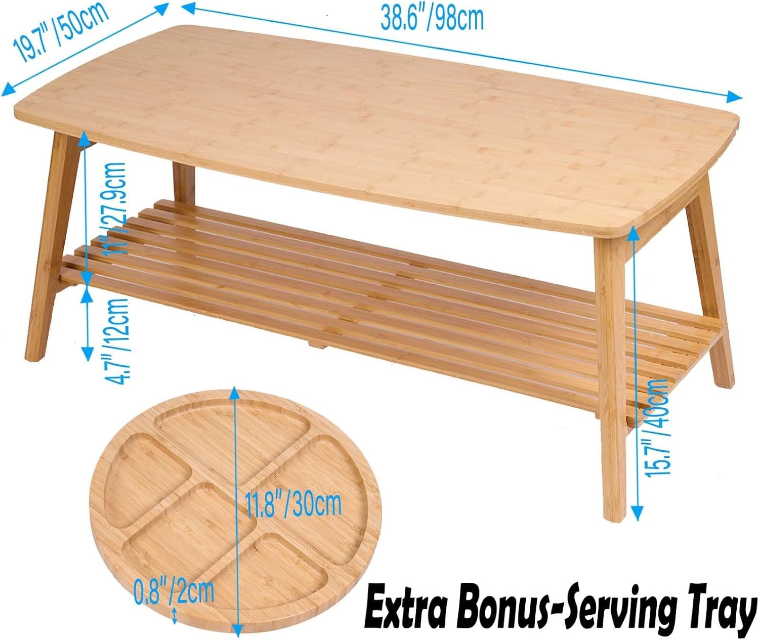 Bamboo Coffee Table Folding Floor Table,Floor Desk Adults Low Table Sitting on