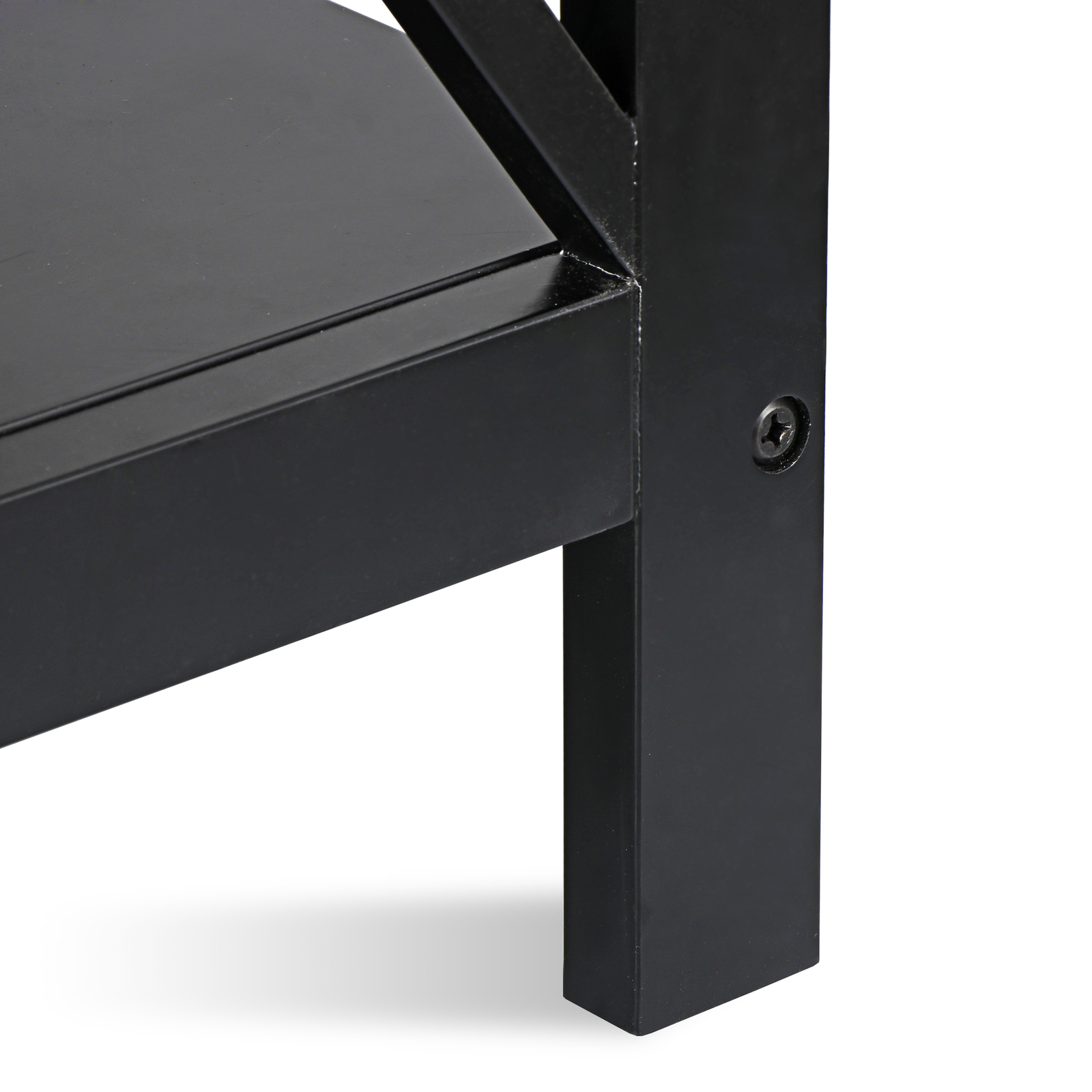 Side End Storage Shelf 24″ End Table Sofa X-Design LivingRoom Furniture