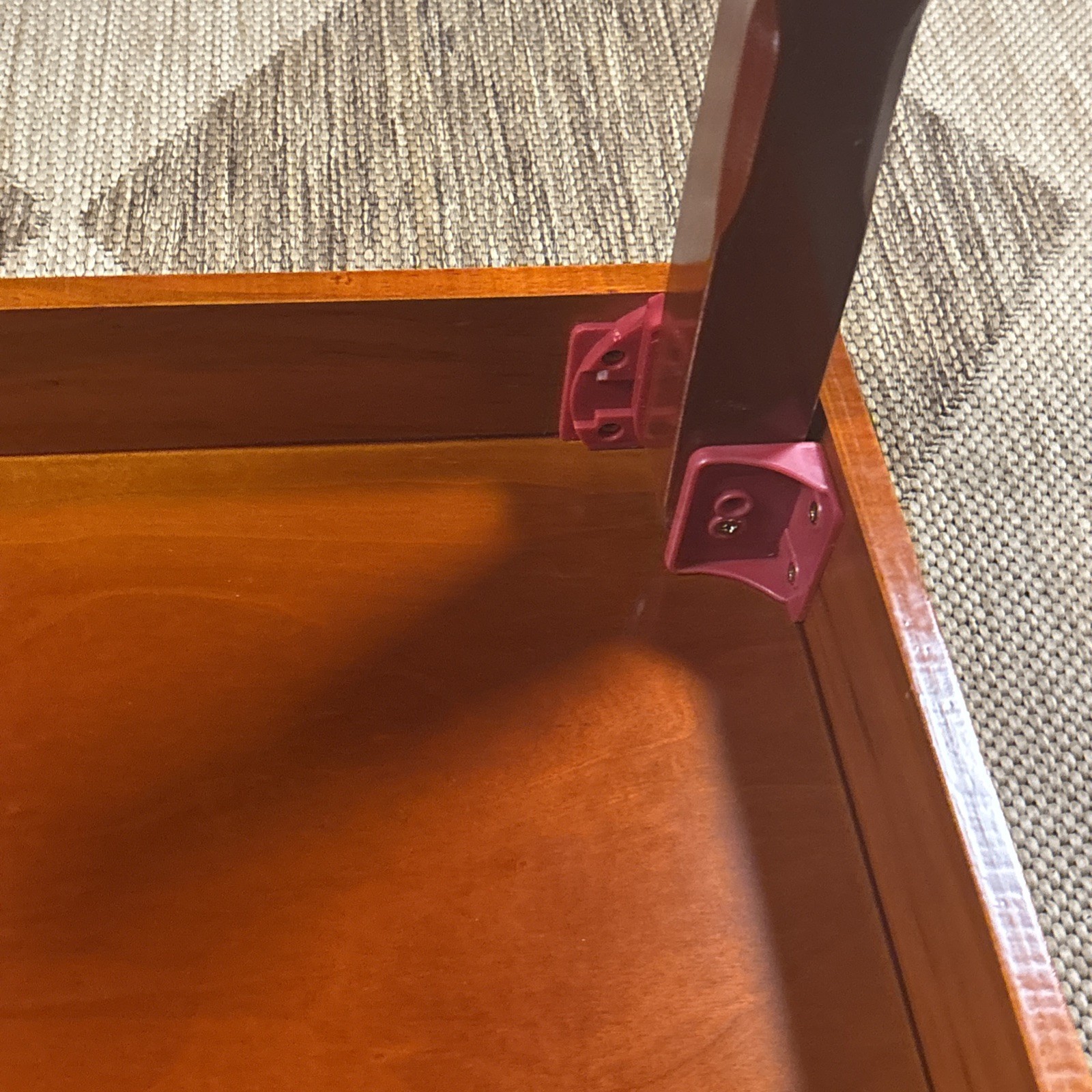 Traditional Asian Table, a foldable wooden square