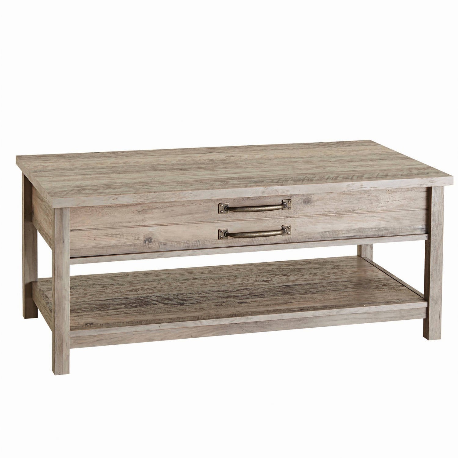 Better Homes & Gardens 421952 Modern Farmhouse Lift-Top Coffee Table, Rustic