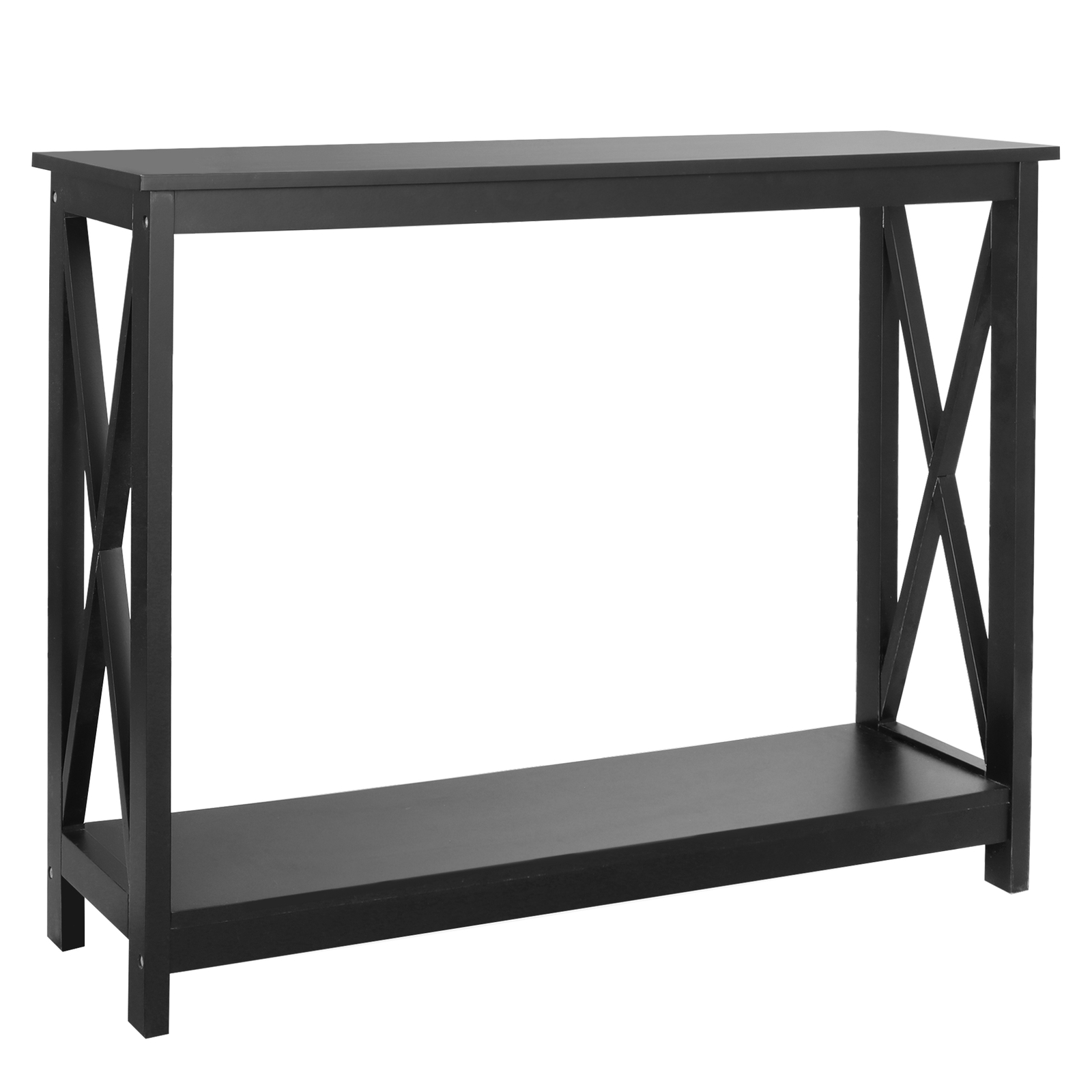 Console Table Accent Side Stand Beside Wall Display Storage Shelf Entryway