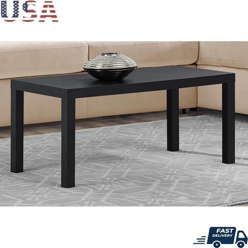 Minimalist Coffee Table PVC Hollow Core Sturdy Indoor Furniture Storage New