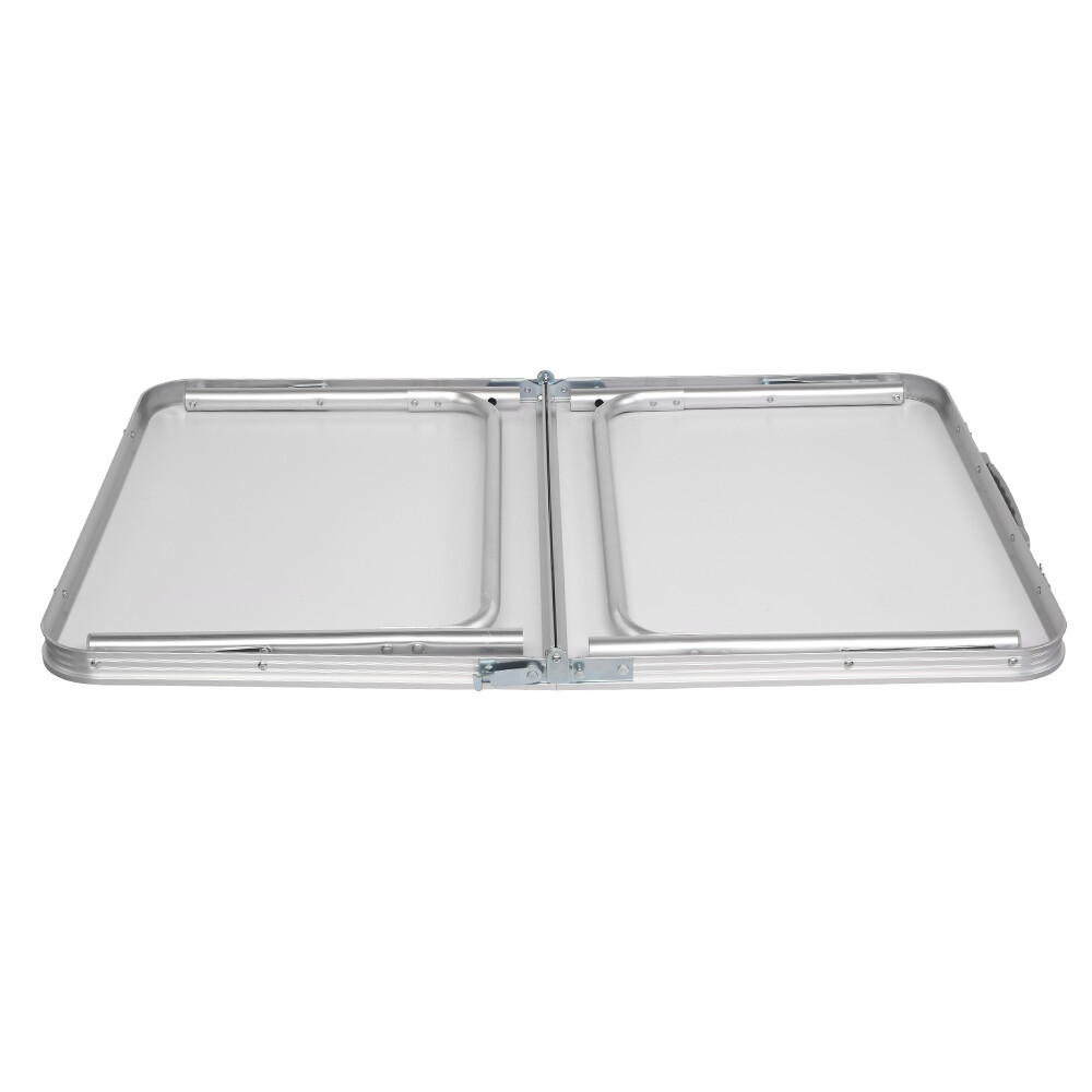 90 x 60 x 70cm Home Use Aluminum Alloy Folding Table White Hot sale High quality