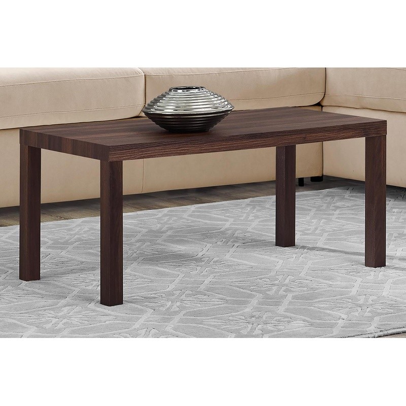 Parsons Coffee Table Minimalist PVC Hollow Core Storage Small Space Assembly New