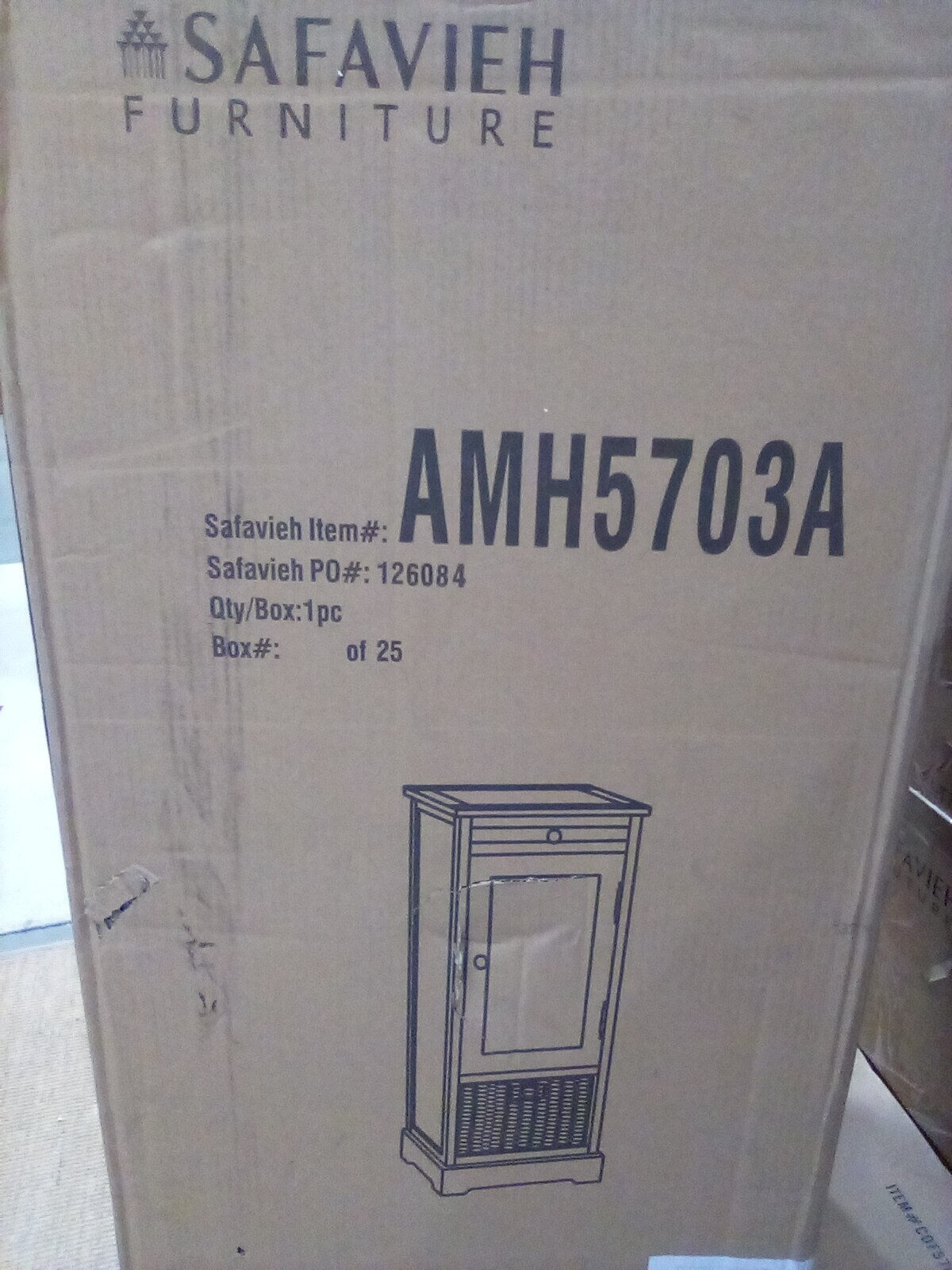 Safavieh RAVEN STORAGE UNIT, Reduced Price 2172729940 AMH5703A
