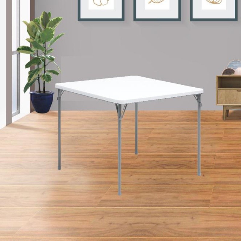 Folding Square Card Table Indoor Outdoor Easy Clean Durable Seating 4 Adults New