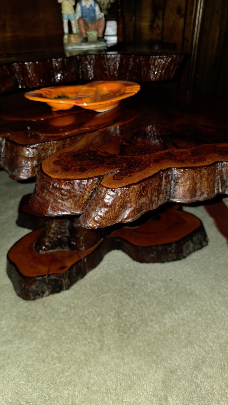 redwood burl table