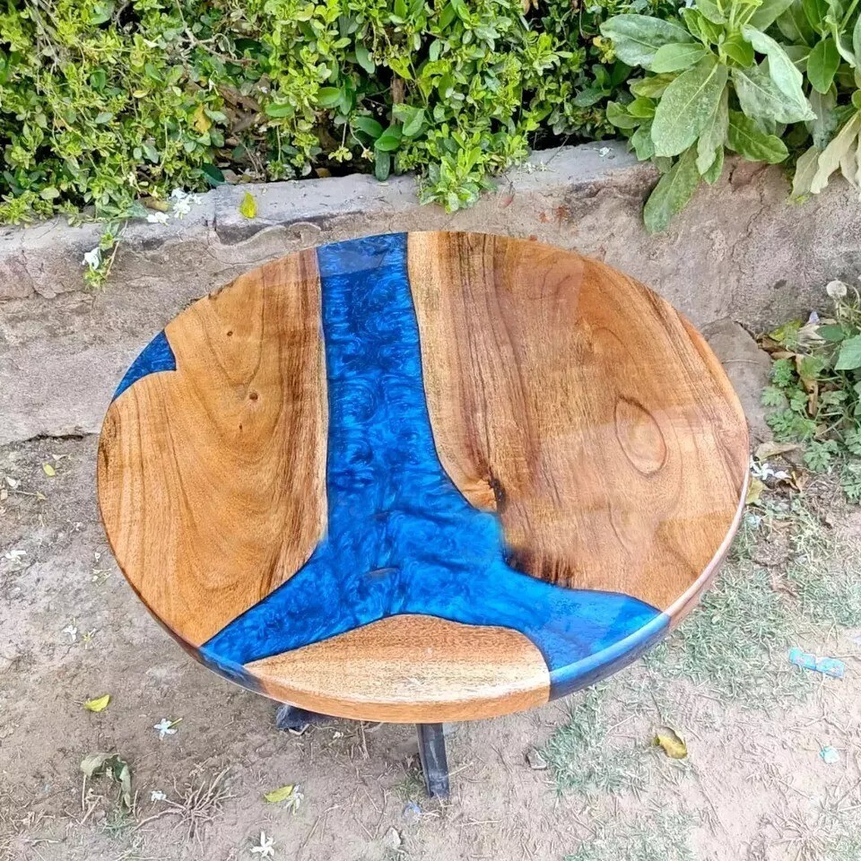Epoxy Resin Coffee Table Center Table Round Epoxy Table Top